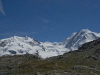 CH, Wallis, Zermatt, Gornergrat, Monte Rosa-Westgipfel Lyskamm 1, Saxifraga-Willem van Kruijsbergen