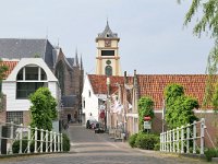 NL, Noord-Holland, Klokkentoren Westerkerk in Enkhuizen 1, Saxifraga-Tom Heijnen