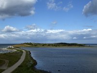 Peninsula Fyns Hoved  Fyns Hoved Nature Reserve, Funen, Denmark : blue, clouded, Denmark, Funen, Fyns Hoved, Kattegat, Nature Reserve, peninsula, road, sea, seaside, sky