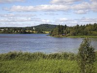 Frykerud, Zweden  Swedish village Frykerud shot across lake, Varmland, Sweden : church, building, countryside, lake, rural, rural landscape, summer, water, Europe, European, forest, Frykerud, kirke, natural, nature, Scandinavia, Scandinavian, summertime, Sweden, Swedish, village, woodland