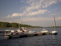 Yachthaven bij camping Duze Udde  Small marina along Lake Vanern, Säffle, Sweden : lake, Lake Vanern, rural landscape, ship, summer, water, Europe, European, harbor, harbour, jetty, marina, recreation, Scandinavia, Scandinavian, summertime, Sweden, Swedish, yacht, yacht basin, Vanern