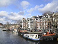 NL, Noord-Holland, Amsterdam, Amstel from Magere Brug 2, Saxifraga-Tom Heijnen