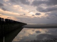 Mirrored sky on beach during sunset, Haamstede, Zeeland, Netherlands  Mirrored sky on beach during sunset, Haamstede, Zeeland, Netherlands : beach, cloudscape, coast, Dutch, evening, groin, Haamstede, Holland, mirrored, Netherlands, North Sea, poles, reflection, sea, seaside, sky, skyscape, sunset, twilight, Zeeland