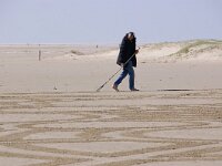 NL, Noord-Holland, Texel, Dutch beach art Tim Hoekstra, De Hors 128, Saxifraga-Foto Fitis-Sytske Dijksen