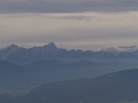 Karawanken-vanaf Gerlitzen, Oostenrijk