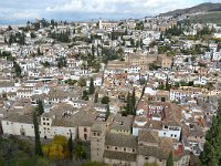 E, Granada, Granada, Albaicin view from Alhambra 1, Saxifraga-Tom Heijnen