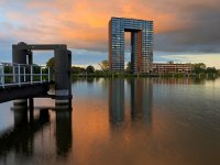 Tasman toren met aanlegsteiger  HDR opname van tasman toren groningen met aanlegsteiger : Oosterhoogebrug, Rudmer, Ulgersmaborg, Wicher van der Wal, abel, architecture, architectuur, building, creative, creative nature, damsterdiep, dutch, gebouw, glass, groningen, holland, jan welter, landscape, landschap, lefier, modern, nature, nederland, reflection, rudmer zwerver, schemer, sunrise, sunset, tasman, tasman toren, toren, tower, triom, triomfboog, zonsondergang, zwerver