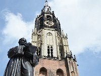 NL, Zuid-Holland, Delft, Nieuwe Kerk & Hugo de Groot 1, Saxifraga-Tom Heijnen