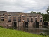Unesco World heritage site ir. D.F. Wouda Steam Pumping Station  Unesco World heritage site ir. D.F. Wouda Steam Pumping Station : Unesco World heritage site, ir. D.F. Wouda Steam Pumping Station, Woudagemaal, world heritage site, unesco, heritage site, pumping station, building, historic, history, monument, monumental, architecture, architectural, big, 1920, water management, water, water level, outside, outdoors, outdoor, no people, nobody, season, summer, summertime, canal, landmark, trqavel, travel destination, tourist, machine, engine, Lemmer, Friesland, Fryslan, dutch, netherlands, europe, european