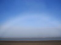 NL, Noord-Holland, Texel, Fog bow, Vuurtoren 34, Saxifraga-Foto Fitis-Sytske Dijksen
