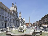 I, Città Metropolitana di Roma Capitale, Roma, Piazza Navona in Roma city, Saxifraga-Tom Heijnen