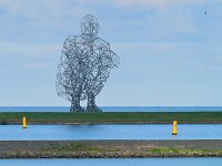 NL, Flevoland, Lelystad, Ketelmeer, kunstwerk Exposure, Saxifraga-Tom Heijnen