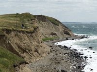 Cliff of boulder clay  Fyns Hoved Nature Reserve, Funen, Denmark : boulder, boulders, cliff, cliffs, clouded, Denmark, Funen, Fyns Hoved, high, Kattegat, Nature Reserve, sea, sky, surf, wave, waves, beach, boulder clay, cley